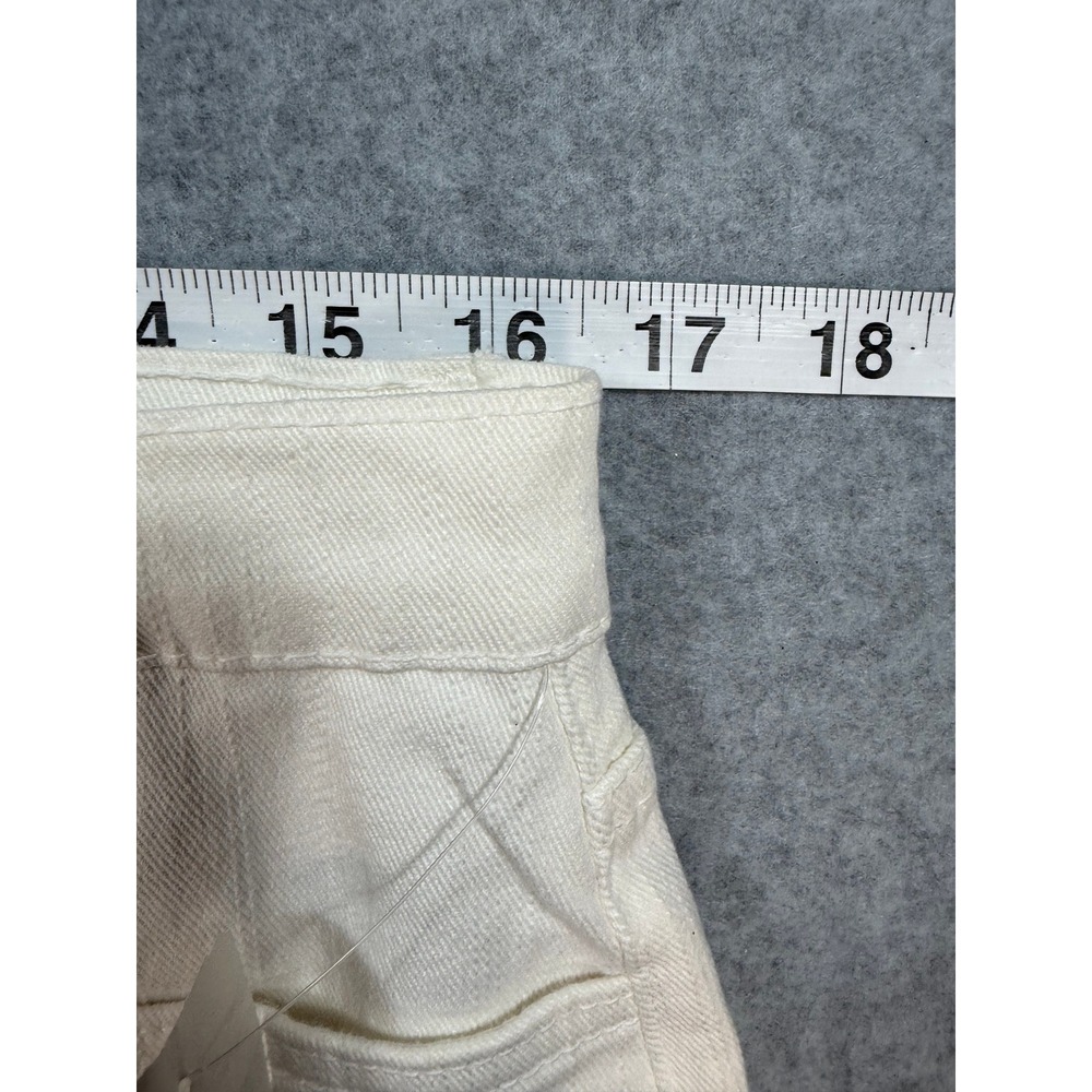 NYDJ White Flare Jeans Women 12 NWT Tummy Tuck 33 X 34 Inseam Stretch USA Bling - Picture 9 of 17